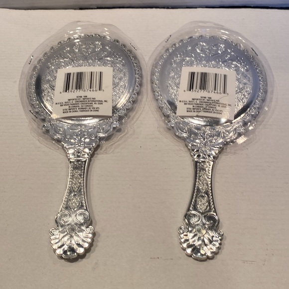 NWT Bundle of 2 Silvertone Hand Mirrors - Picture 4 of 5